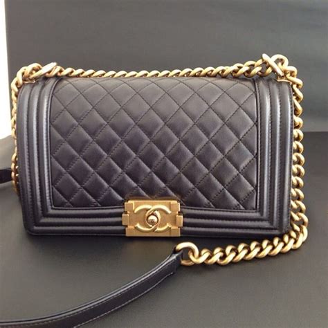 chanel boy medium gold hardware|Chanel bags for boys.